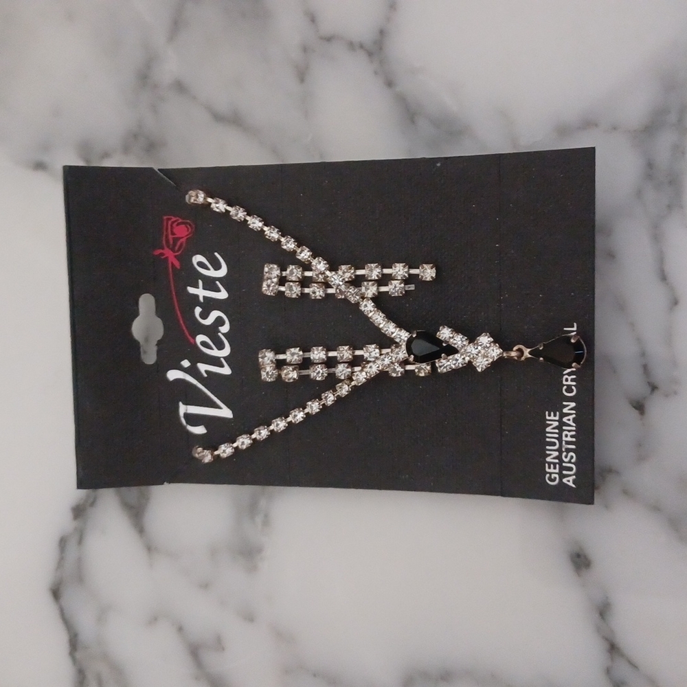 Genuine Austrian Crystal Earing and necklace set